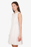 Red Valentino White Cotton Blend Midi Dress Size 44