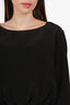 Moschino Cheap and Chic Black 3/4 Sleeve Dress Size 14