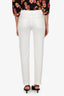 Moschino Couture White Straight Leg Pants Size 8