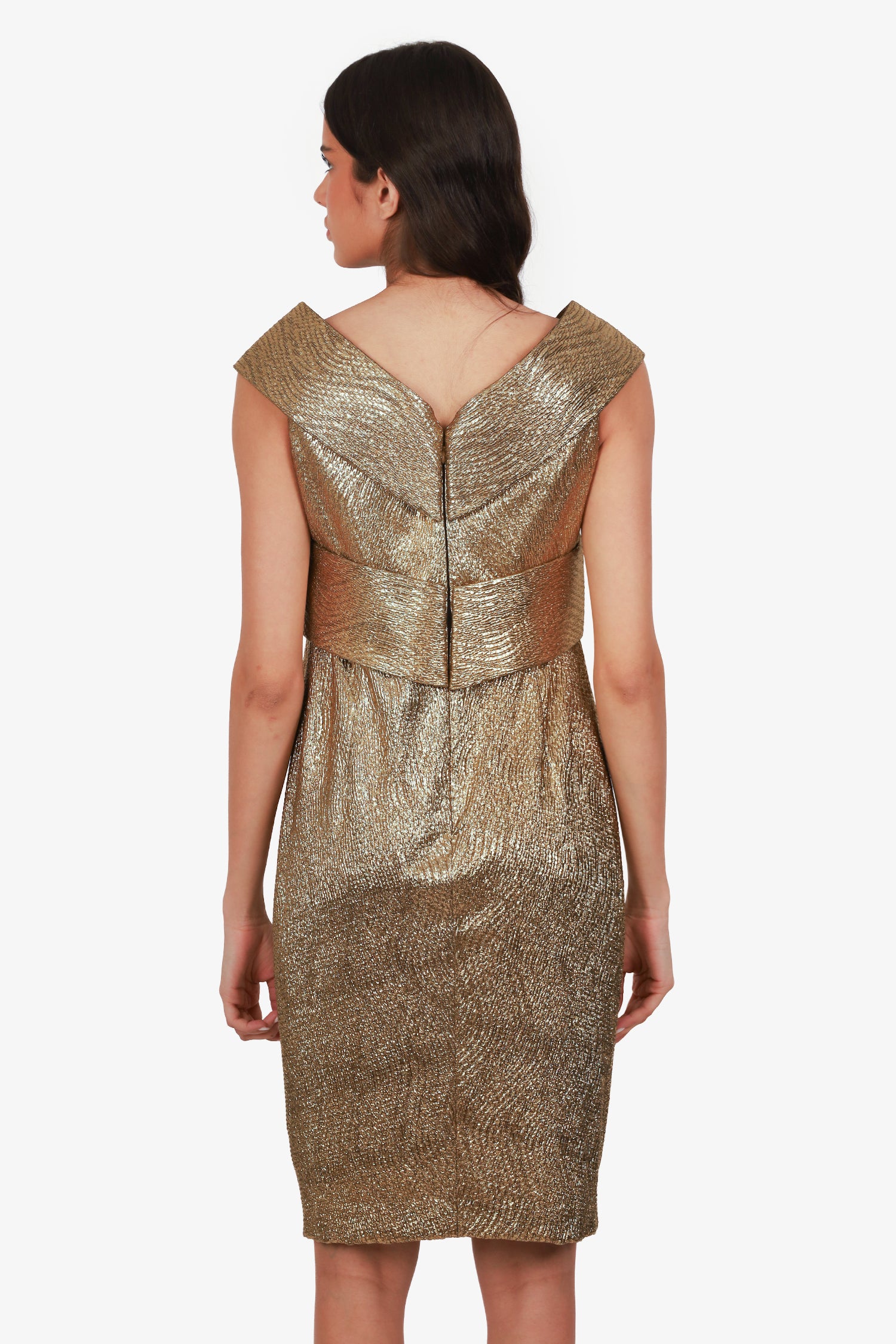 Marchesa Notte Gold Bow Midi Dress Size 6 Mine & Yours Marchesa Notte Gold Bow Midi Dress Size 6 Mine & Yours