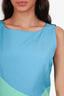 Versace Collection Blue/Green/Purple Midi Dress Size 46