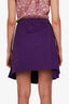Versace Jeans Purple Cotton Mini Skirt Size 44
