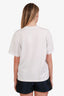 Gucci White/Red Logo T-Shirt Size S