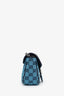 Gucci Blue Canvas Small Marmont Shoulder Bag