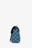 Gucci Blue Canvas Small Marmont Shoulder Bag