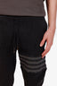 Thom Browne Grey Striped Jogger Size 2 Mens