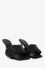 Bottega Veneta Black Padded Intrecciato Heeled Sandals Size 38