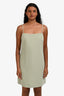 Rue Sophie Saje Green Sleeveless Mini Dress Size S