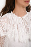 Maje White Lace Blouse Size 1