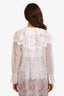 Maje White Lace Blouse Size 1