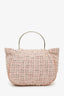 Pre-Loved Chanel™ 2005-06 Pink Tweed CC Boucle Knitting Bag