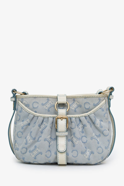 Céline CELINE Macadam Canvas クラッチ　セリーヌ Celine Blue Leather/Canvas 'Macadam C' Crossbody – Mine & Yours