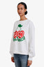 Gucci White Beverly Hills Cherry Print Sweatshirt Size S