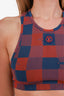Louis Vuitton Red Monogram Damier Knit Sports Cropped Tank Size S