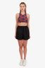 Prada Black Re-Nylon Logo Patch Shorts Size 42