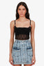 Pre-Loved Chanel™ 2021 Black Lace Bodysuit Size 34