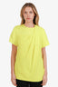 Alexander Wang Yellow Ruffle Blouse Top Size 6