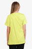 Alexander Wang Yellow Ruffle Blouse Top Size 6