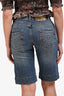 Weekend Max Mara Blue Denim Bermuda Shorts Size 6