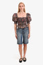 Weekend Max Mara Blue Denim Bermuda Shorts Size 6