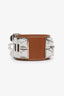 Hermès Brown Leather Collier de Chien Bracelet