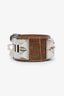 Hermes 2016 Brown Alligator Collier de Chien Bracelet