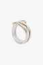 Hermes Sterling Silver Chaine d'ancre Punk Ring
