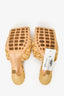 Bottega Veneta Raffia 'Lido' Mules Size 35.5