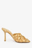Bottega Veneta Raffia 'Lido' Mules Size 35.5