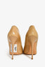 Jimmy Choo Nude Patent Heels Size 35