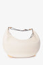 Fendi 2022 White Leather Medium Grace Fendigraphy Hobo Bag
