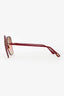 Tom Ford Burgundy 'Claudia' Sunglasses