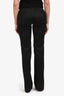 Dolce & Gabbana Black Cotton Blend Low Rise Boot Cut Trousers Size 40