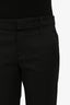 Brunello Cucinelli Black Cotton Tailored Trousers Size 4