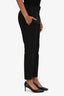 Brunello Cucinelli Black Cotton Tailored Trousers Size 4