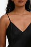Diane Von Furstenberg Black Silk Slip Dress Estimated Size S