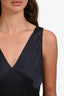 Forte Forte Navy Blue Satin Sleeveless Slip Dress Size 1