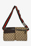 Gucci GG Supreme Double Web Belt Bag