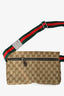 Gucci GG Supreme Double Web Belt Bag