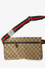 Gucci GG Supreme Double Web Belt Bag