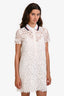 Gucci S/S24 White Lace Polo Dress Size 40