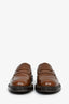 Gucci Brown Leather Loafers Size 7.5 Mens