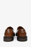 Gucci Brown Leather Loafers Size 7.5 Mens
