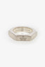 Gucci Sterling Silver 'Trademark' 5mm Ring Size 13