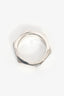 Gucci Sterling Silver 'Trademark' 5mm Ring Size 13