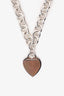 Tiffany & Co. Sterling Silver Heart Tag Chain Necklace