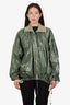 Moncler Green Noizay Parka Jacket Size 2