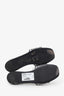 Givenchy Black/White Cloth Embroidered Sandals Size 36