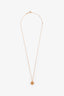 Tiffany & Co. 18k Yellow Gold Return to Tiffany Mini Heart Tag Pendant Necklace