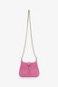 Gucci Pink Crinkled Patent Leather Mini Jackie Notte Bag